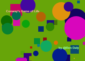 Conway's Game of Life (co routine test)